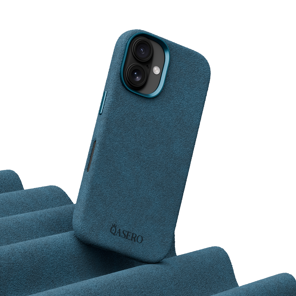 Alcantara Sea Blue – iPhone 17 Case - Image 3