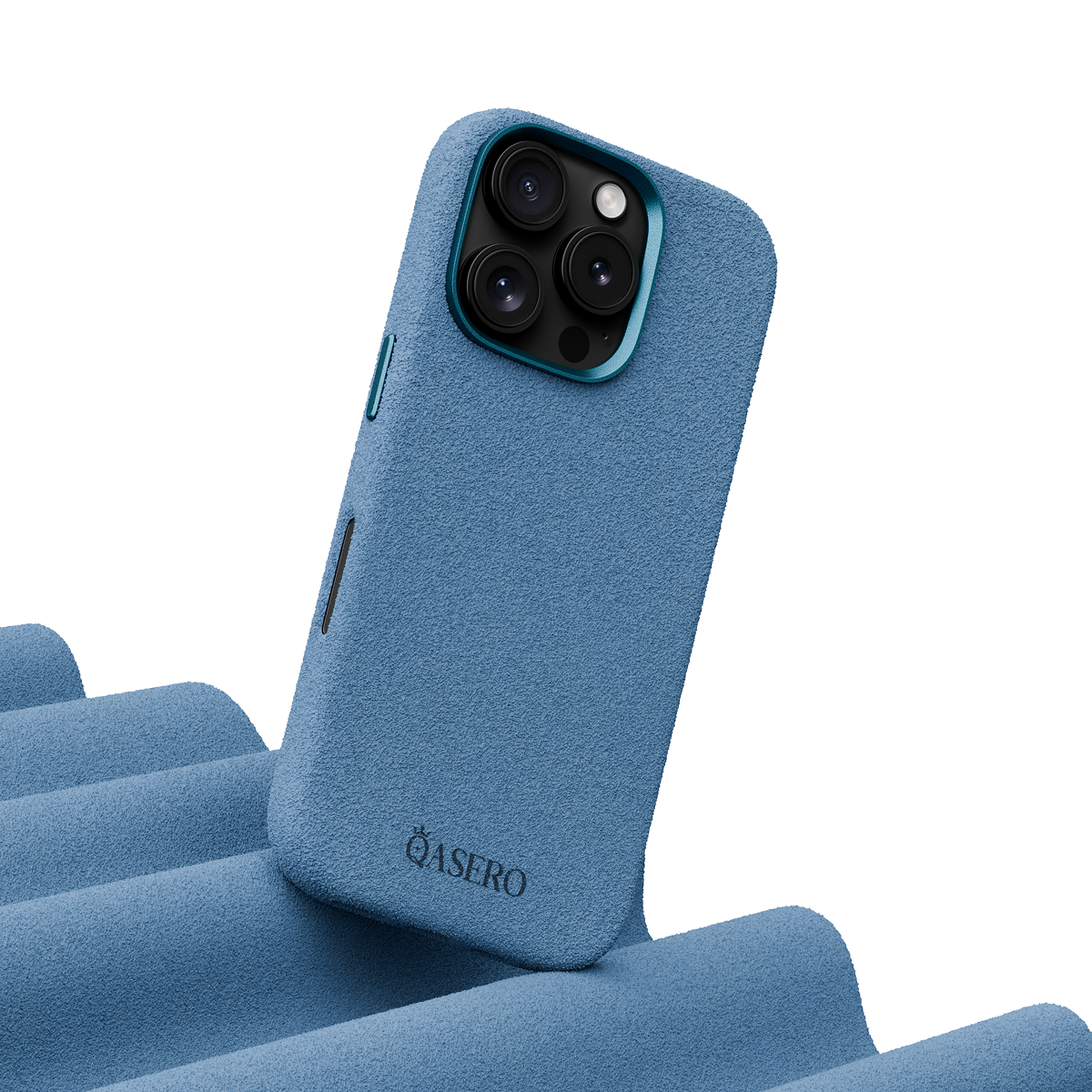 Alcantara Sierra Blue – iPhone 16 Pro Case - Image 3