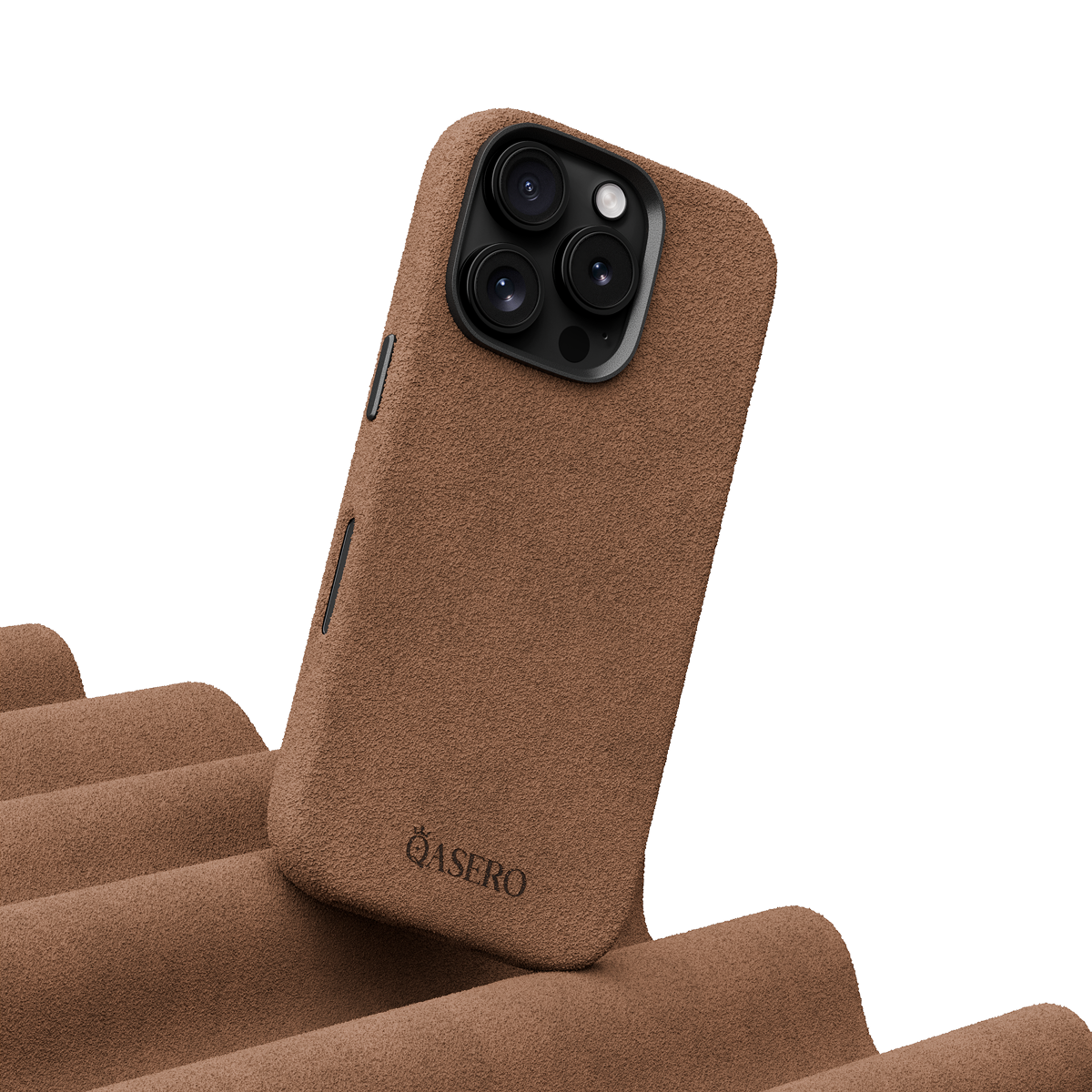 Alcantara Brown – iPhone 16 Pro Case - Image 3