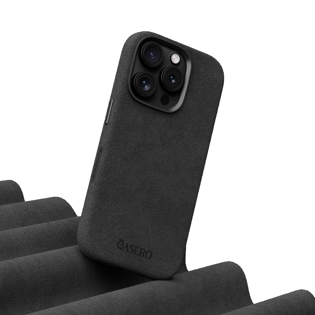 Alcantara Black – iPhone 15 Pro Max Case - Image 3