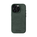 Alcantara Dark Green – iPhone 16 Pro Max Case