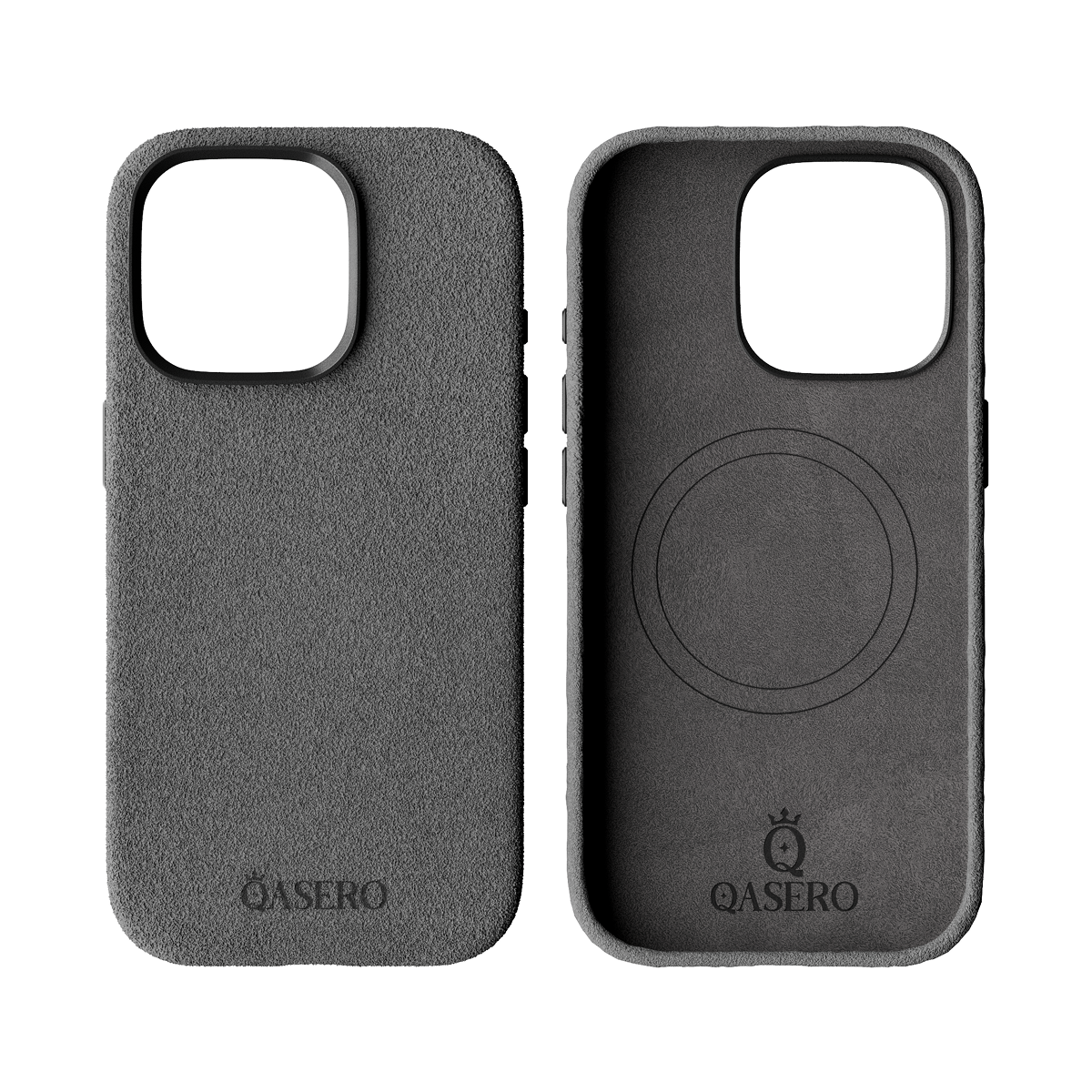 Alcantara Gray – iPhone 16 Pro Case - Image 2