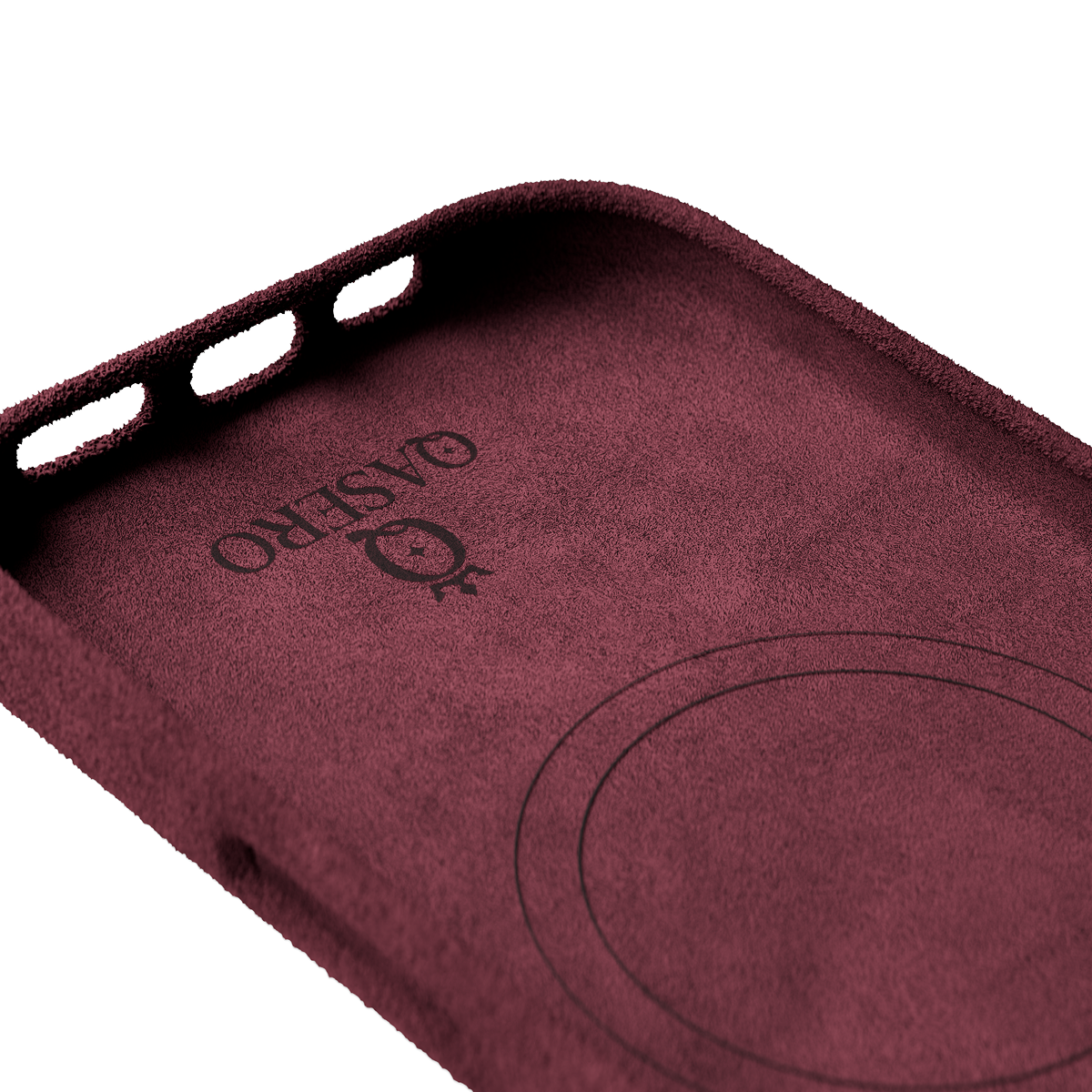 Alcantara Wine Red – iPhone 17 Pro Max Case - Image 5