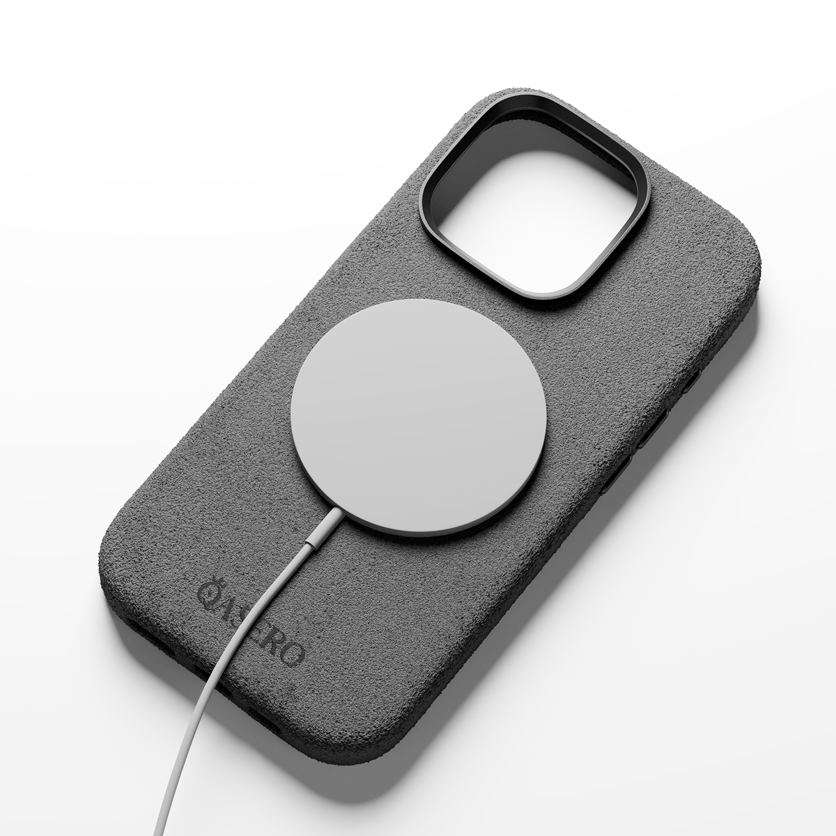 Alcantara Gray – iPhone 16 Pro Case - Image 4