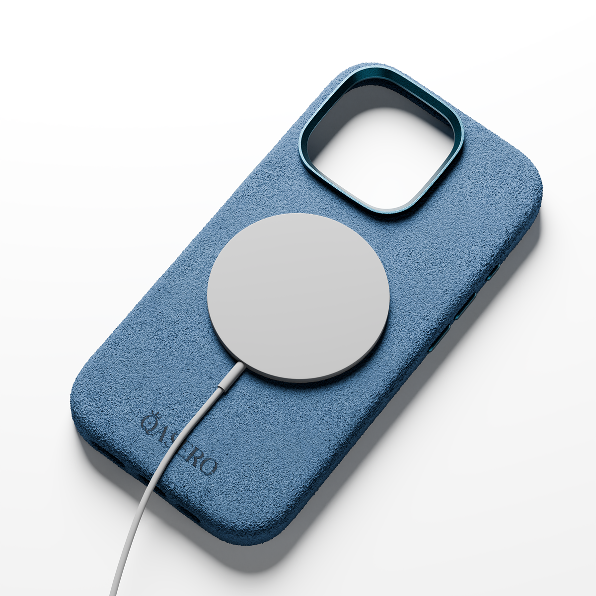 Alcantara Sierra Blue – iPhone 16 Pro Case - Image 4