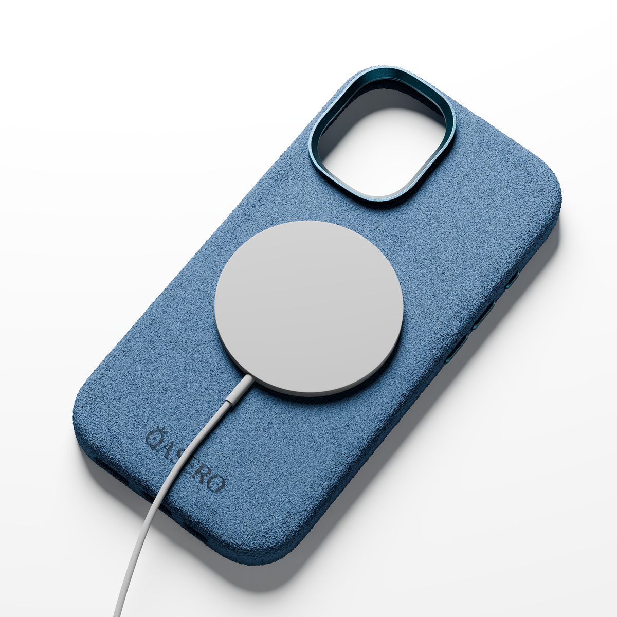 Alcantara Sierra Blue – iPhone 17 Case - Image 4