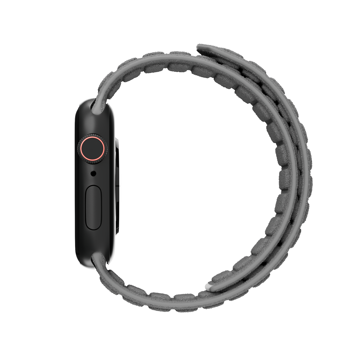 Alcantara Gray – Magnetic Watch Band - Image 3